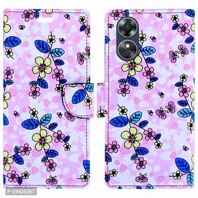 Stylish  Flip Cover for Oppo A17-thumb0