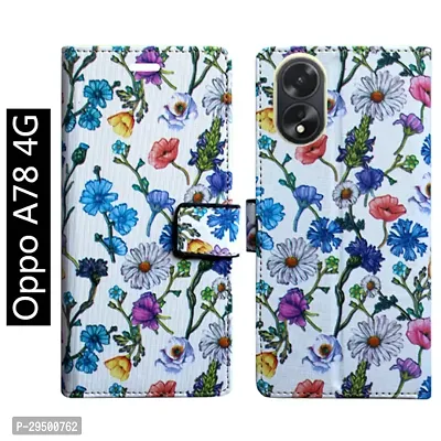 Toklot Flip Cover for Oppo A78 4G