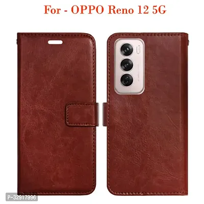 Toklot Flip Cover For Oppo Reno 12 5G-thumb0