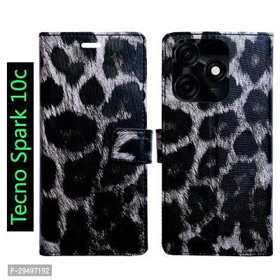 Toklot Flip Cover for Tecno Spark 10c-thumb0