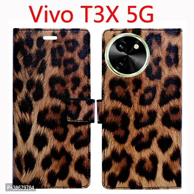 Toklot Flip Cover for Vivo T3X 5G