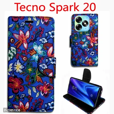 Toklot Flip Cover for Tecno Spark 20-thumb0