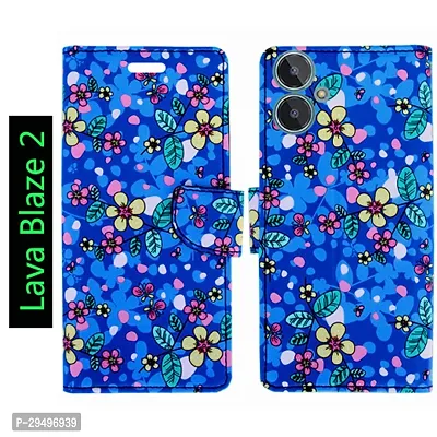 Toklot Flip Cover for Lava Blaze 2