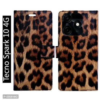 Toklot Flip Cover for Tecno Spark 10 4G