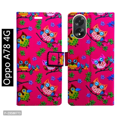 Toklot Flip Cover for Oppo A78 4G