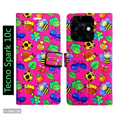 Toklot Flip Cover for Tecno Spark 10c-thumb0