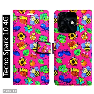 Toklot Flip Cover for Tecno Spark 10 4G-thumb0