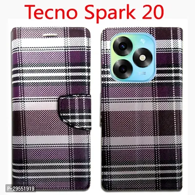 Toklot Flip Cover for Tecno Spark 20-thumb0