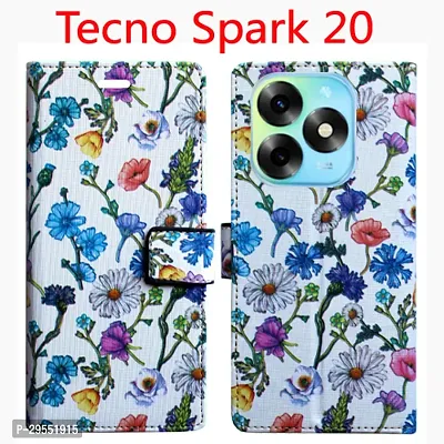 Toklot Flip Cover for Tecno Spark 20