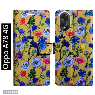 Toklot Flip Cover for Oppo A78 4G