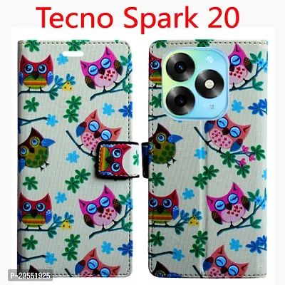 Toklot Flip Cover for Tecno Spark 20-thumb0