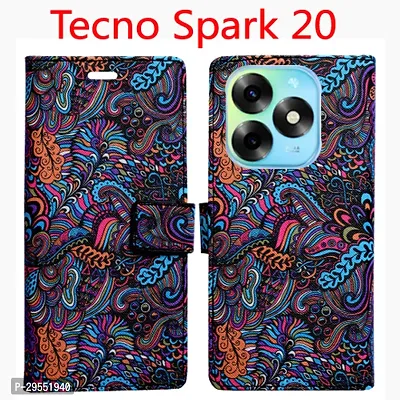 Toklot Flip Cover for Tecno Spark 20