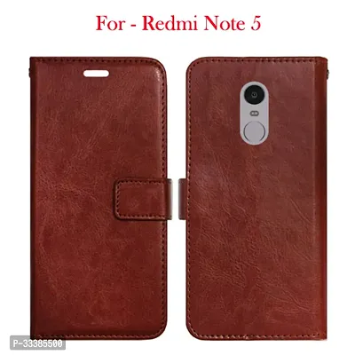 Trendy Mobile Flip Cover For Mi Redmi Note 5