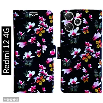 Toklot Flip Cover for Redmi 12 4G