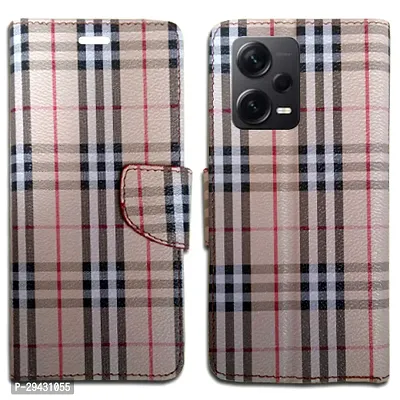 Stylish Flip Cover For Redmi Note 12 Pro Plus 5G