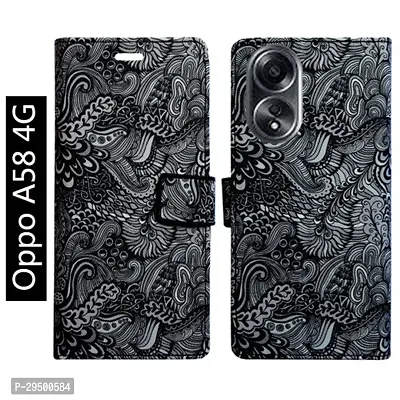 Toklot Flip Cover for Oppo A58 4G-thumb0