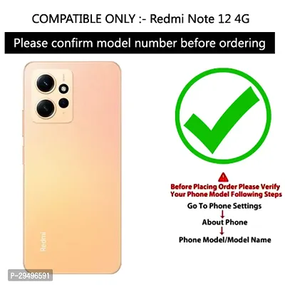 Toklot Flip Cover for Redmi Note 12 4G-thumb2