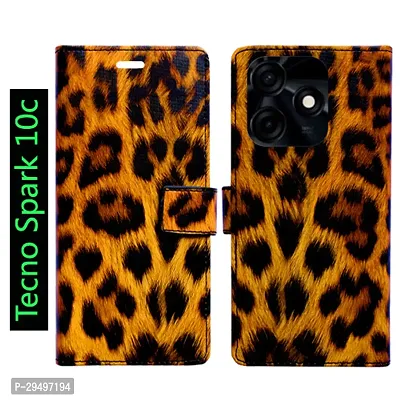 Toklot Flip Cover for Tecno Spark 10c-thumb0