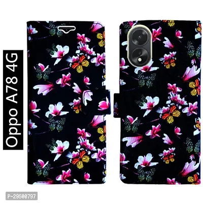 Toklot Flip Cover for Oppo A78 4G