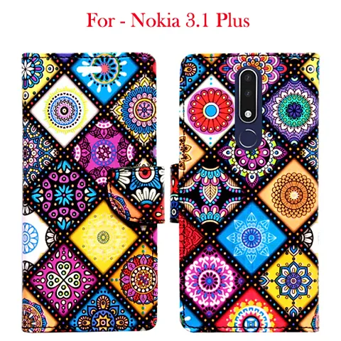 Toklot Flip Cover For Nokia 3.1 Plus