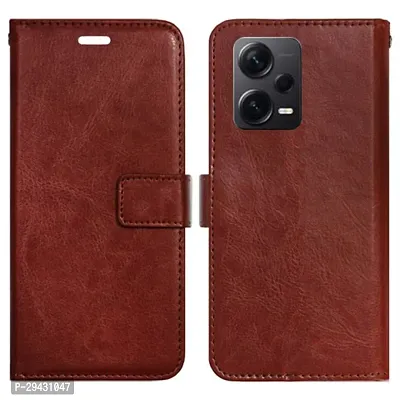 Stylish Flip Cover For Redmi Note 12 5G