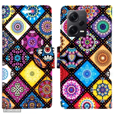 Stylish Flip Cover For Redmi Note 12 Pro Plus 5G