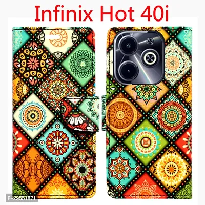 Toklot Flip Cover for Infinix Hot 40i-thumb0