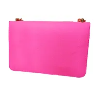 Pink Handwork Zari material sling bag for women-thumb1