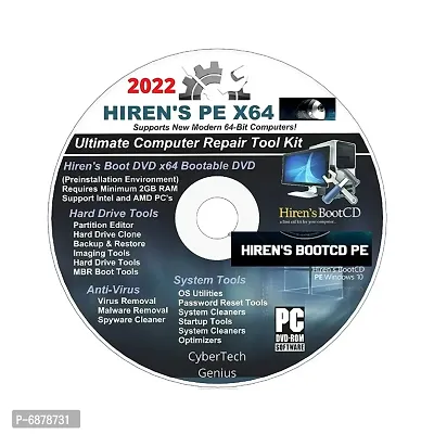 Hirens Boot CD/DVD PE x64 bit Software Repair Tools Suite latest versi-thumb0