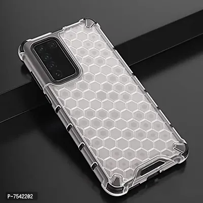 GEHLOT ; OneStep Towards Online Back Cover For Honor V30 Pro ( TPU;Poly Carbonate|White )-thumb0