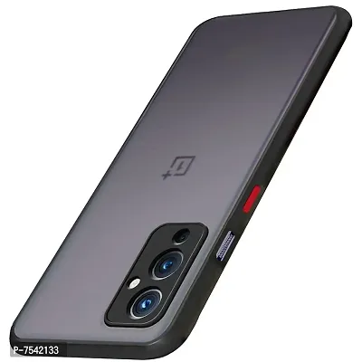 GEHLOT ; OneStep Towards Online Smoke Case OnePlus 9 Smoked Matte Camera Protection Hard Back Case Cover for OnePlus 9 - Black