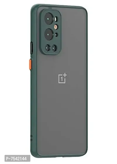 GEHLOT ; OneStep Towards Online Smoke Case OnePlus 9 Pro Smoked Matte Camera Protection Hard Back Case Cover for OnePlus 9 Pro - Green