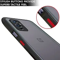 GEHLOT ; OneStep Towards Online Smoke Case OnePlus 9 Smoked Matte Camera Protection Hard Back Case Cover for OnePlus 9 - Black-thumb3