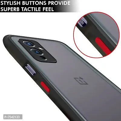 GEHLOT ; OneStep Towards Online Smoke Case OnePlus 9 Smoked Matte Camera Protection Hard Back Case Cover for OnePlus 9 - Black-thumb4