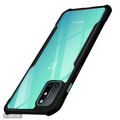 GEHLOT ; OneStep Towards Online Smoke Translucent Hard Matte Case with Soft Edges, Shockproof Smooth Feel Touch Case Cover for OnePlus (OnePlus 8T, Black)