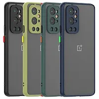 GEHLOT ; OneStep Towards Online Smoke Case OnePlus 9 Pro Smoked Matte Camera Protection Hard Back Case Cover for OnePlus 9 Pro - Green-thumb1