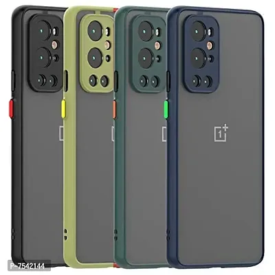 GEHLOT ; OneStep Towards Online Smoke Case OnePlus 9 Pro Smoked Matte Camera Protection Hard Back Case Cover for OnePlus 9 Pro - Green-thumb2