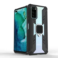 GEHLOT ; OneStep Towards Online Predator Kickstand PC+TPU Car Magnetic Ring Holder 360 Degree Stand Hybrid Armor Shockproof Defender Dual Layer Bumper Hard Back Case Cover for Honor V30 Pro (Black)-thumb1