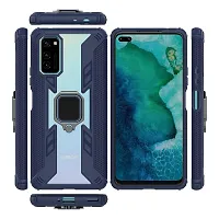 GEHLOT ; OneStep Towards Online Predator Kickstand PC+TPU Car Magnetic Ring Holder 360 Degree Stand Hybrid Armor Shockproof Defender Dual Layer Bumper Hard Back Case Cover for Honor V30 Pro (Blue)-thumb1