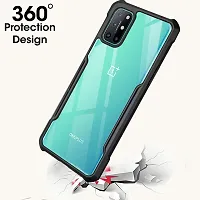 GEHLOT ; OneStep Towards Online Smoke Translucent Hard Matte Case with Soft Edges, Shockproof Smooth Feel Touch Case Cover for OnePlus (OnePlus 8T, Black)-thumb1