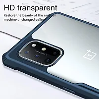 GEHLOT ; OneStep Towards Online Smoke Translucent Hard Matte Case with Soft Edges, Shockproof Smooth Feel Touch Case Cover for OnePlus (OnePlus 8T, Blue)-thumb4