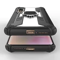 GEHLOT ; OneStep Towards Online Predator Kickstand PC+TPU Car Magnetic Ring Holder 360 Stand Hybrid Armor Shockproof Defender Dual Bumper Hard Back Case Cover for Xiaomi (Mi 10 / Mi 10 Pro, Black)-thumb3