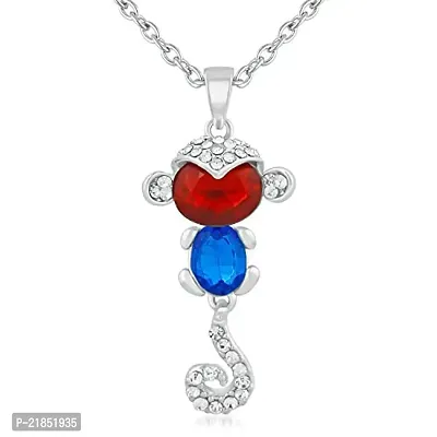 Oviya Pendant for Women (Red and Blue) (PS2101676R)