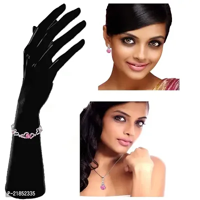 Oviya Bangle for Women (Pink) (CO2104888R)-thumb2