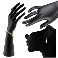 Mahi Decorative Combo of Pendants Earrings Finger ring and Bracelet for girls and women CO1105027M-thumb1