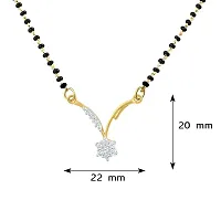 Mahi Gold Plated Mangalsutra Pendant with CZ for Women PS1191410G-thumb2