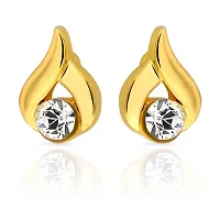 Mahi Eita Collection Combo of Gold Plated Fashion Earrings Studs for Women with Crystal Stones CO1104011G-thumb1