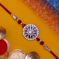 Mahi with Crystals and Beads Assorted Combo of Four Rakhis (Bracelet) CO1104517M-thumb4