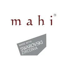 Mahi with Swarovski Zirconia Solitaire Round Rhodium Plated Magical Beauty Finger Ring for Women FR1105013R14-thumb2