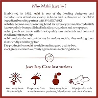 Mahi Valantine Gift Gold Plated Exquisite Stud Earrings combo with crystal stones CO1104848G-thumb4